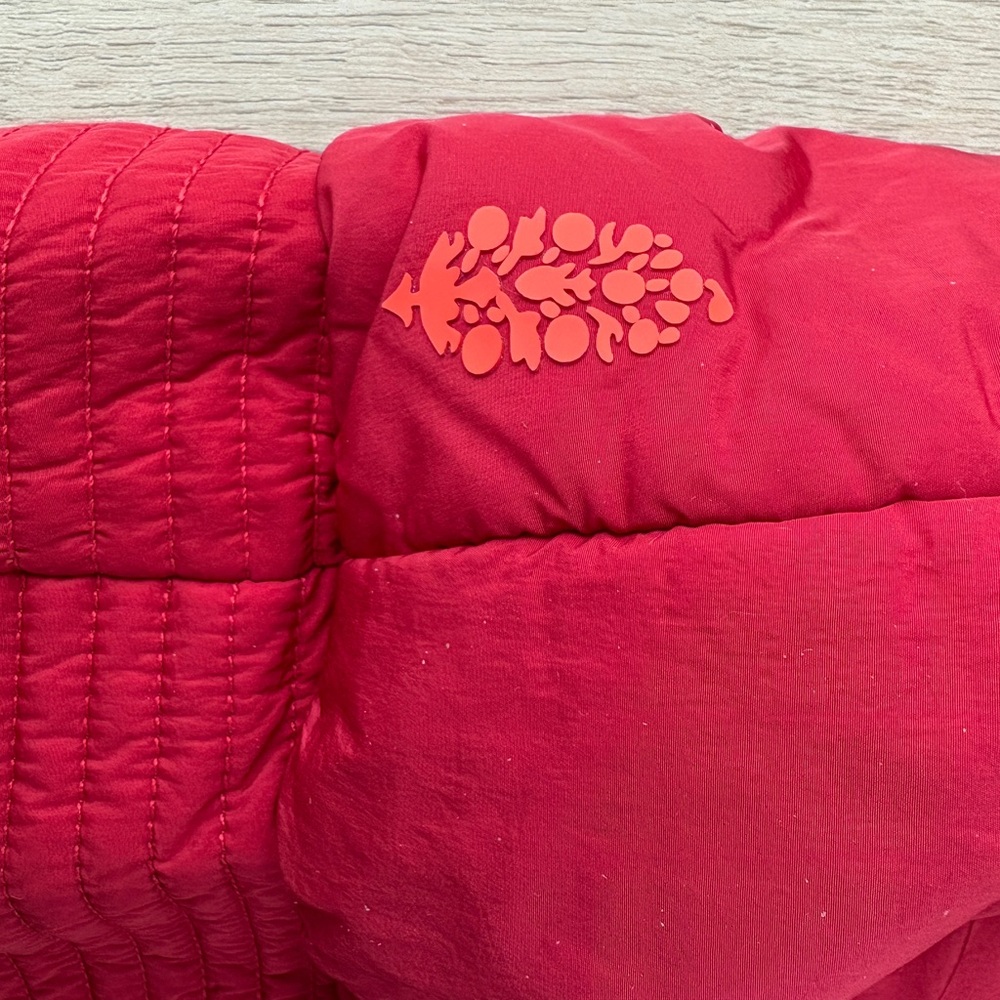 FP Movement by Free People Shirr Enough backpack puffer in cranberry - Picture 7 of 7